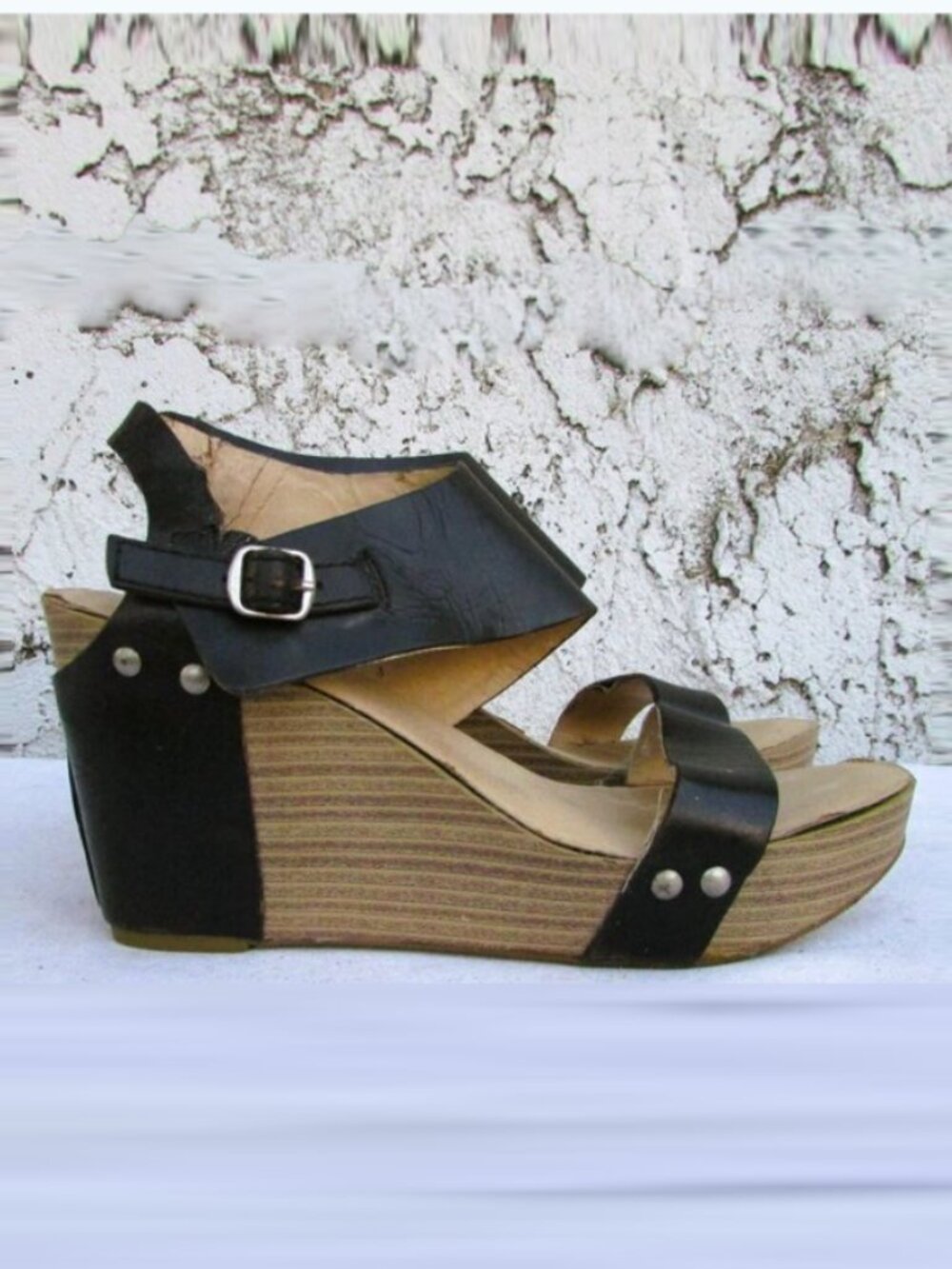 Lucky Brand MARLEIGH Platform Wedge Sandals 7.5 M